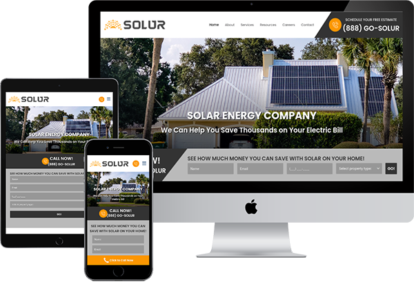Solur Power Website Design